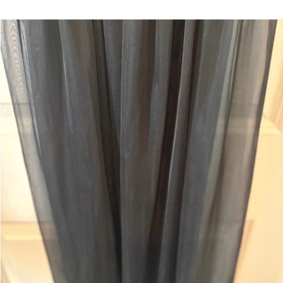 Vintage 1940s Black Maxi AngelMist Gown From Van Raalte Size 32 - Picture 6 of 7